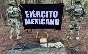 Aseguran cargadores, cartuchos y presunta marihuana durante operativo en Concordia, Sinaloa