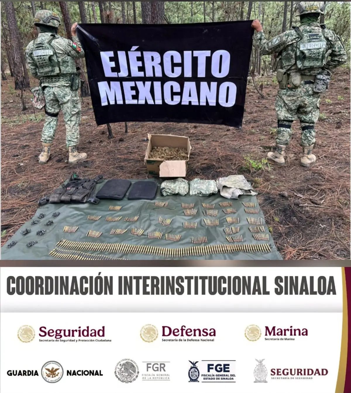Arsenal decomisado en Concordia.