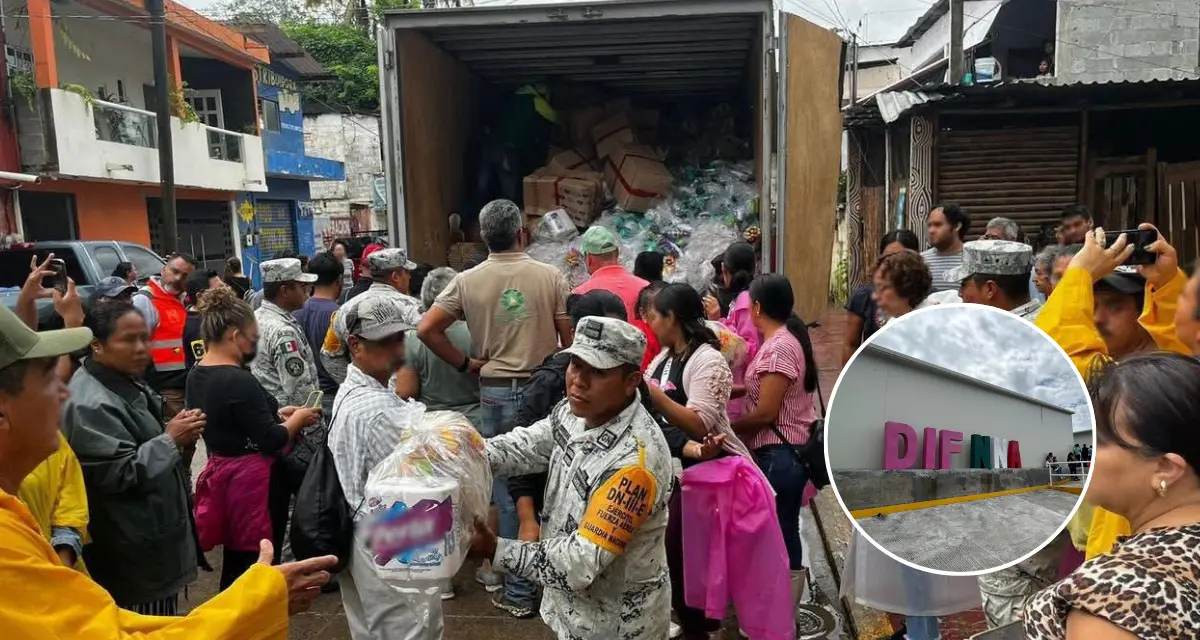 Estas son las direcciones de los centros de acopio en Veracruz. Foto: Cortesía.