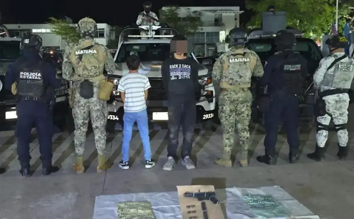 La detención fue gracias a la Fuerza Interinstitucional de Reacción Táctica (FIRT) Olmeca. Foto: Seguridad