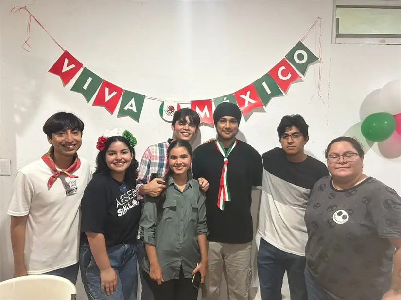 Rajveer se siente más culichi que turista. Le tocó disfrutar las fiestas mexicanas en su estadía en el país. Foto: Cortesía.