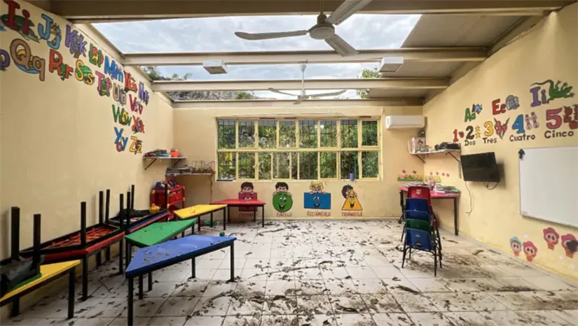 La suspensión de clases se mantendrá hasta el 17 de octubre. Foto: cortesía.