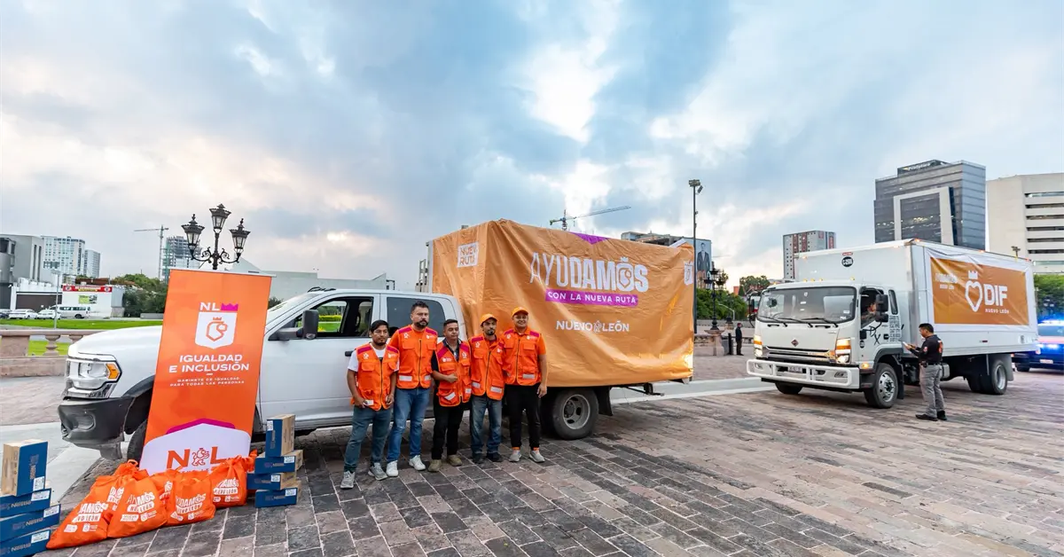 “Nada más grande que la solidaridad”. Con helicópteros, lanchas y víveres, Nuevo León lleva esperanza a Veracruz