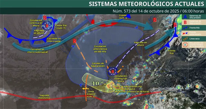Conoce el pronóstico climático para los estados de México. Foto: cortesía.