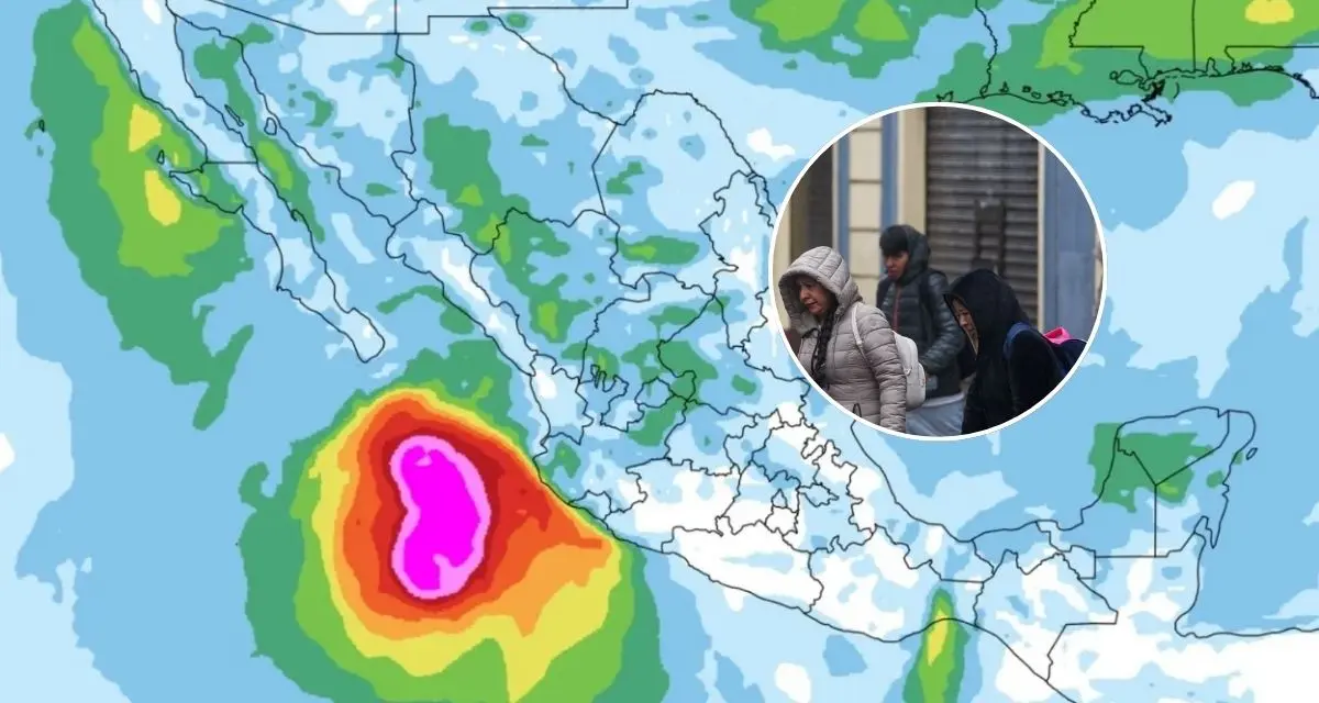 Conoce los estados de México afectados por el frente frio numero 7. Foto: cortesía