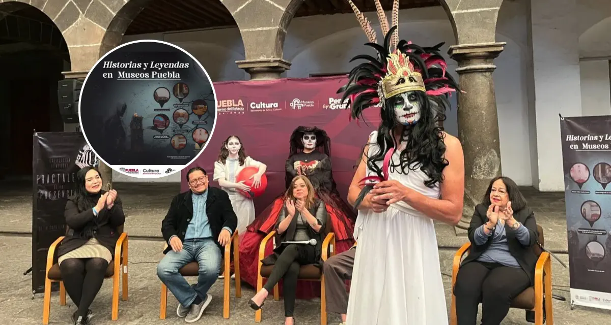 Museos de Puebla abren sus puertas de noche para contar leyendas y tradiciones. Foto: Cortesía.