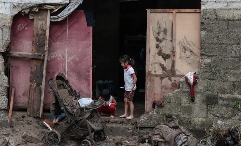 Tras las fuertes lluvias se ha optado por estrategias de educación a distancia. Foto: cortesía.