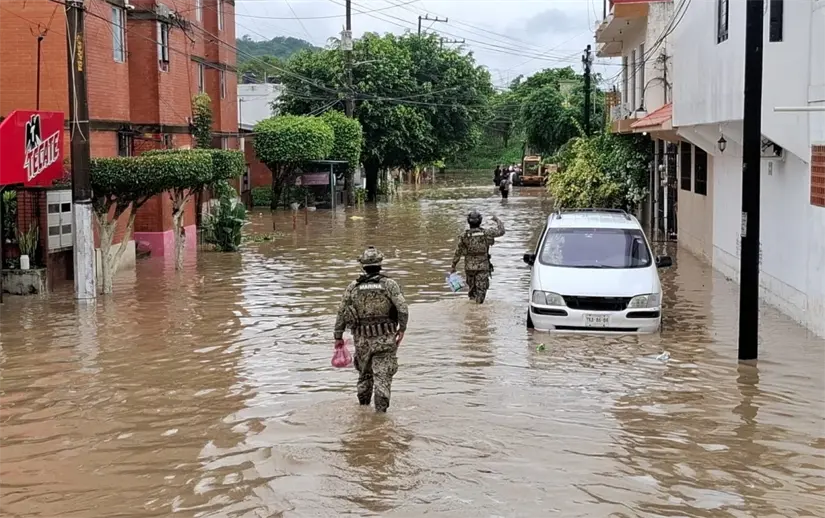 Las lluvias dejaron inundaciones severas en muchas zonas de Veracruz. Foto: Cortesía