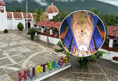 La pintura de la Virgen de Guadalupe más grande del mundo te espera en Oaxaca, México