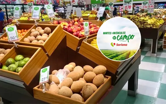 Soriana: llega el Martes y Mi&eacute;rcoles del Campo con ofertas en productos frescos este 16 y 17 de junio