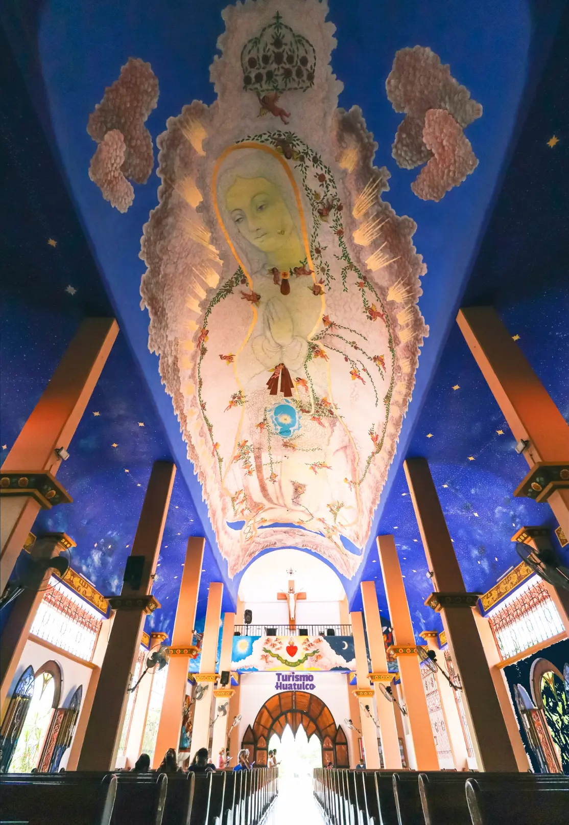 No te pierdas la pintura de la Virgen de Guadalupe más grande del mundo. Foto: cortesía.