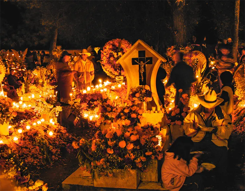 Día de Muertos en Amealco. Foto: Cortesía.