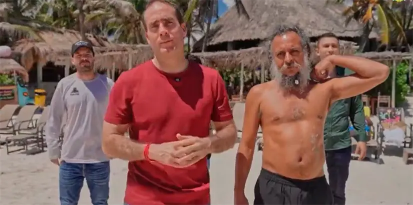 Alcalde de Tulum lanzó el programa Acceso a la Playa para todas y todos. Foto: Cortesía.