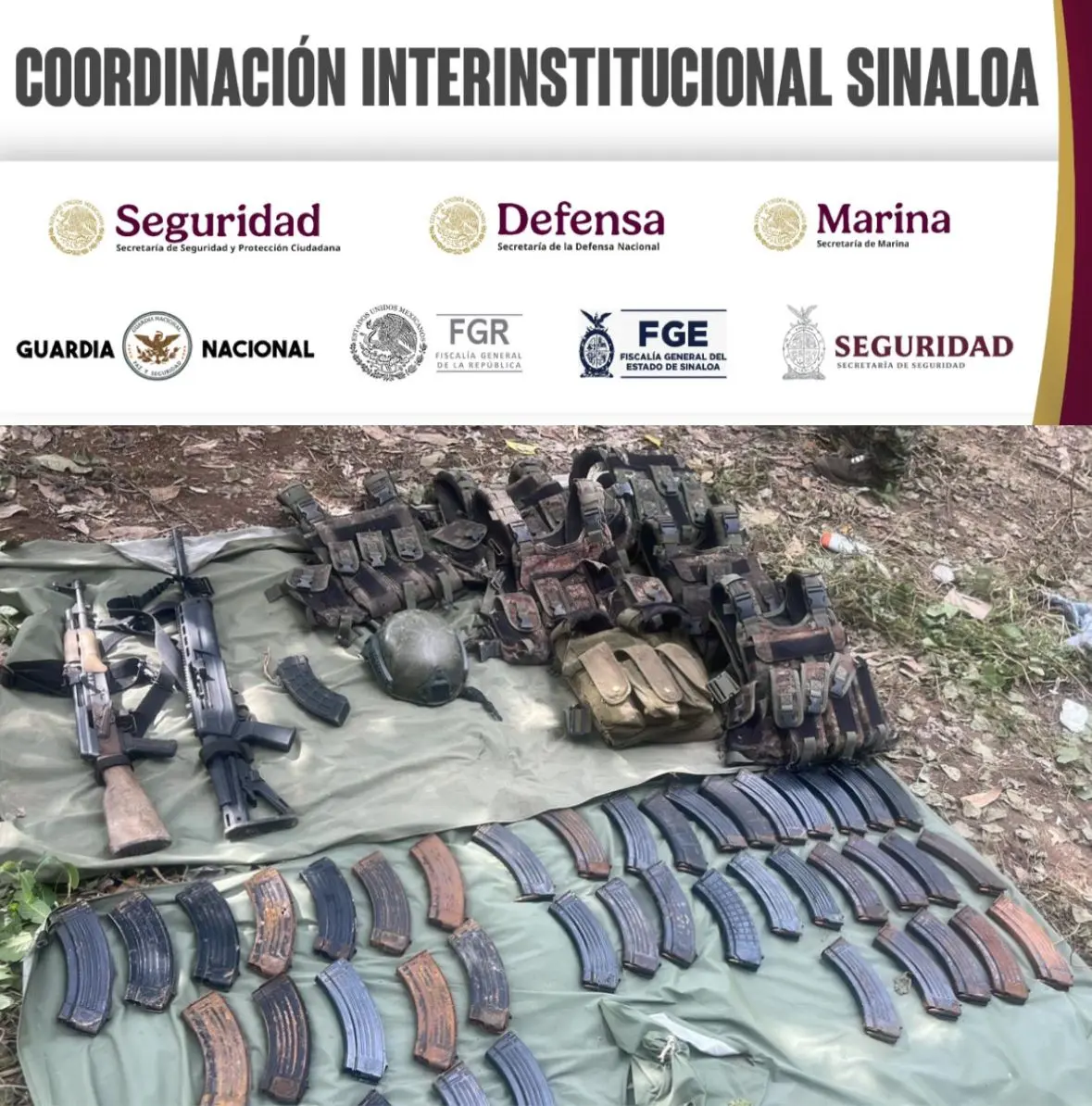 Armas aseguradas