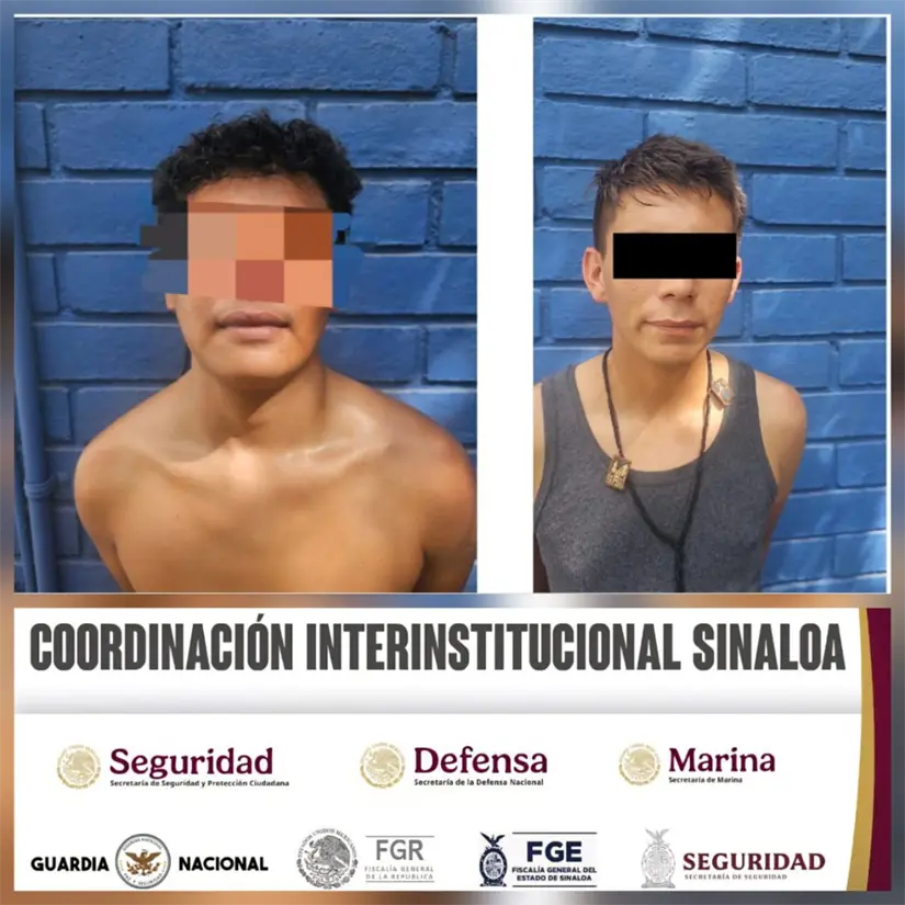 Dos personas detenidas en zona rural de Culiacán