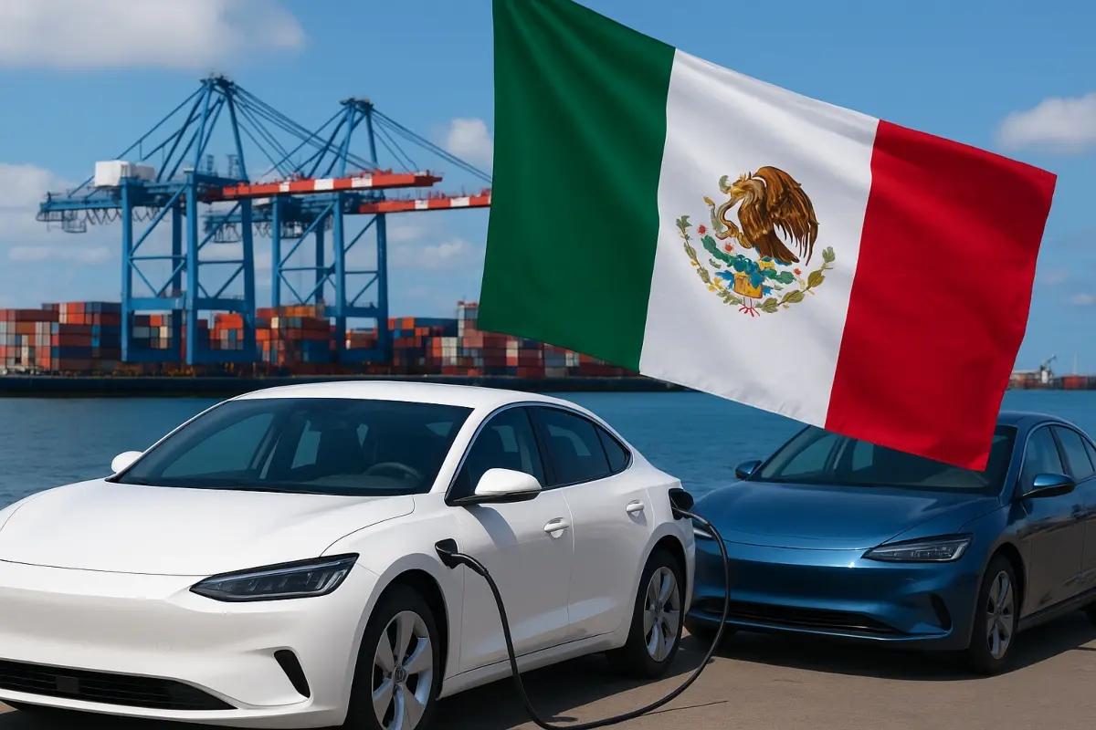 El ascenso de México como potencia exportadora de autos eléctricos no solo fortalece su posición industrial, sino que abre un camino hacia una economía más verde y de mayor valor agregado, según Latam Mobility. | Imagen IA.