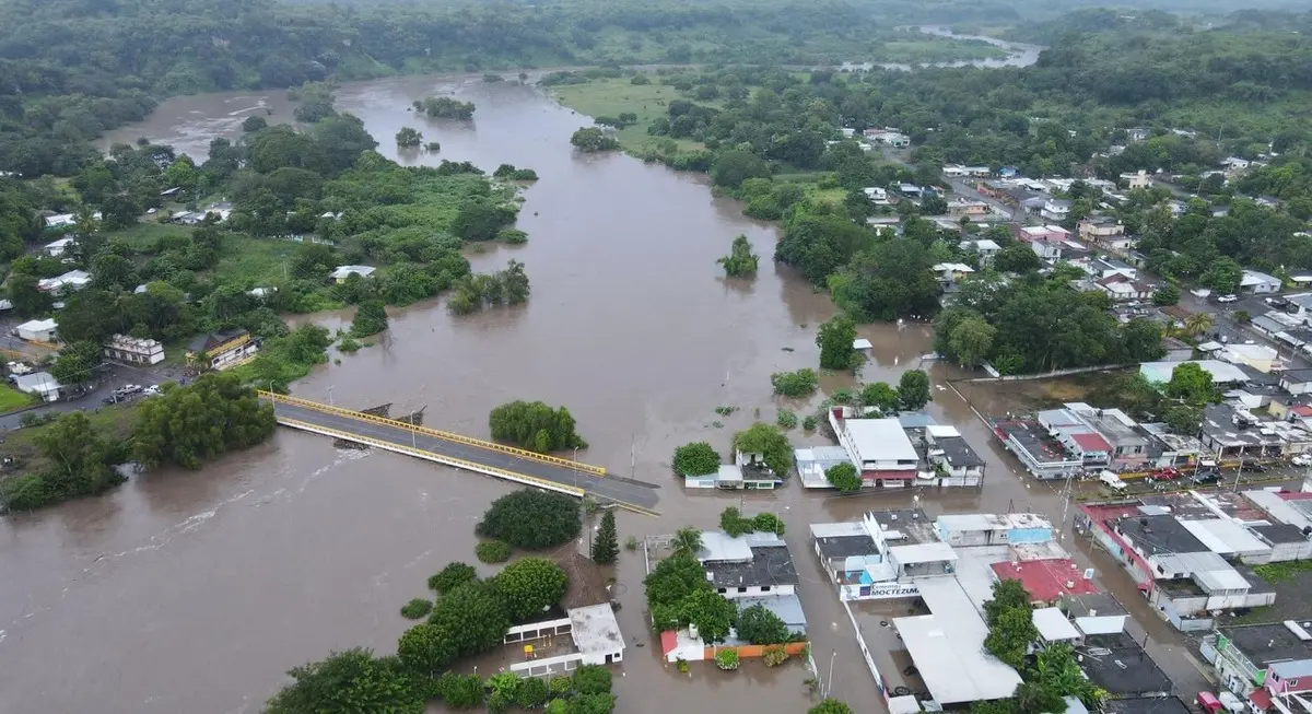 Fueron cuatro ríos los desbordados, así como dos arroyos. Foto: Cortesía