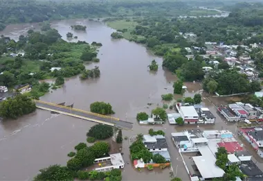 ¿Cuáles son los ríos que se desbordaron tras lluvias en Veracruz?