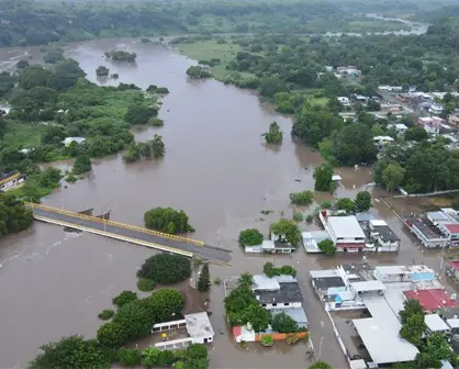¿Cuáles son los ríos que se desbordaron tras lluvias en Veracruz?