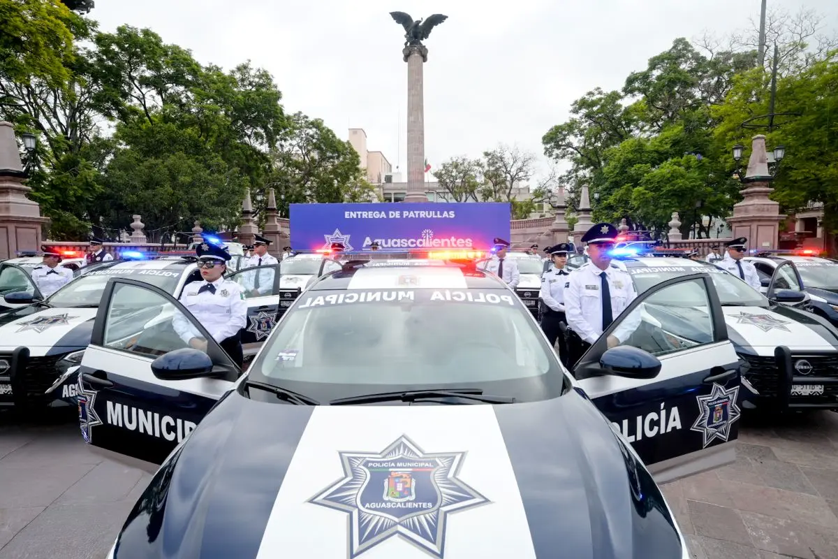 Habrá más seguridad en Aguascalientes con las nuevas patrullas. Foto: Cortesía