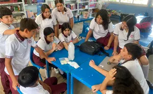 “Apaga el vape y enciende tu futuro”. Jóvenes del Limoncito, dan una lección de vida desde su secundaria en Navolato