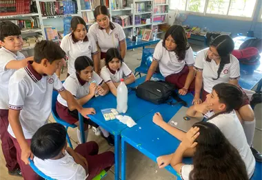 "Apaga el vape y enciende tu futuro". Jóvenes del Limoncito, dan una lección de vida desde su secundaria en Navolato
