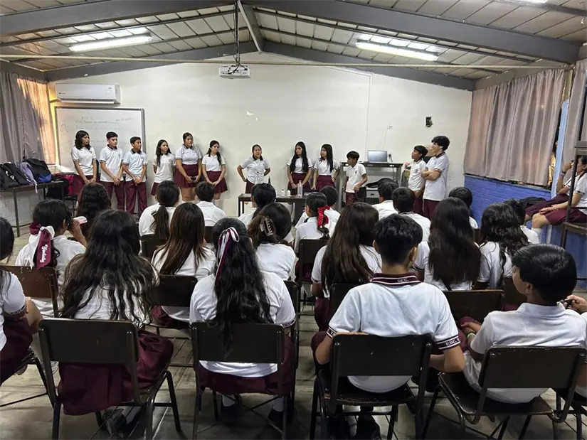 Con gran éxito, los Líderes de Paz presentaron su trabajo en favor de la salud.