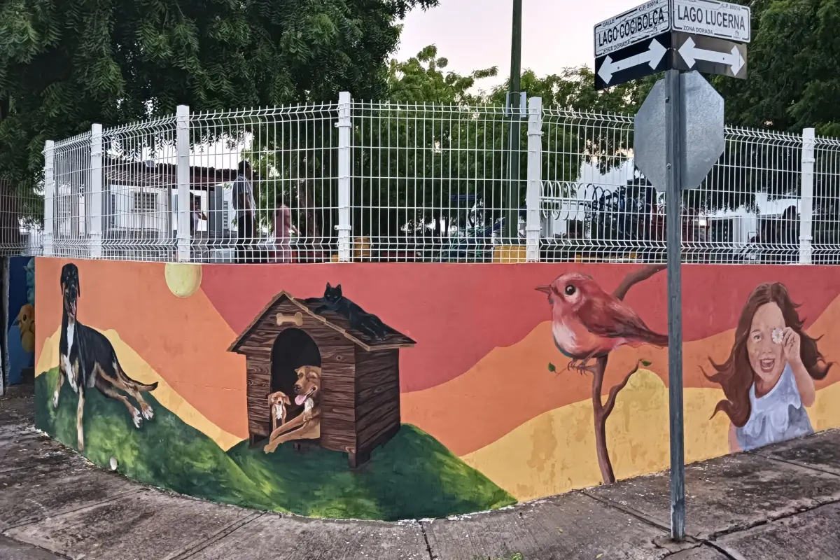 El arte, la unión vecinal y el amor por la naturaleza mantienen el brillo en el Parque Lago Tanganica, un espacio verde en Zona Dorada, Culiacán. | Imágenes de Francisco Castro
