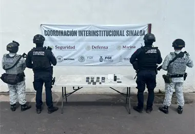 Balance de seguridad en Sinaloa del 6 al 12 de octubre: 47 detenidos, armas, drogas y laboratorios desmantelados