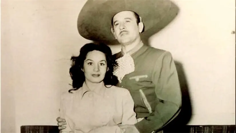 Pedro Infante y María Luisa León, de quien nunca se divorció pese a su separación. Foto: Cortesía