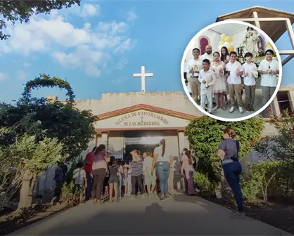 Devoción y alegría en honor a Nuestra Señora de las Mercedes en la colonia 7 Gotas en Culiacán