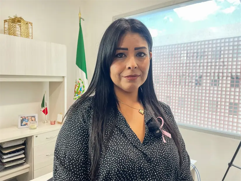 Psicóloga Yadira Alfaro Pérez, capacitadora Preventiva del programa Seguridad en la Red en Sinaloa.
