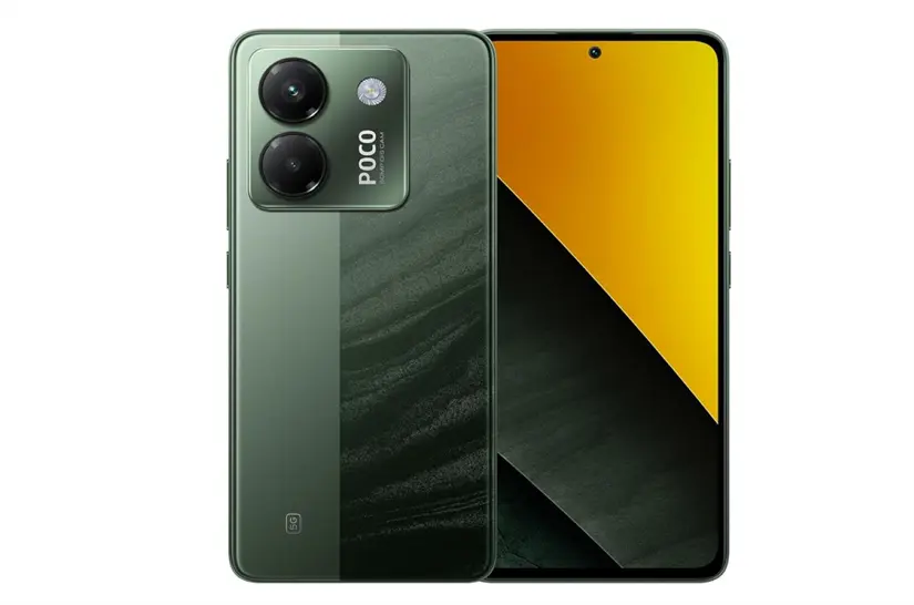 Xiaomi Poco M7 Pro con pantalla AMOLED de 6,6 pulgadas, muy resistente a caídas. Foto: Cortesía