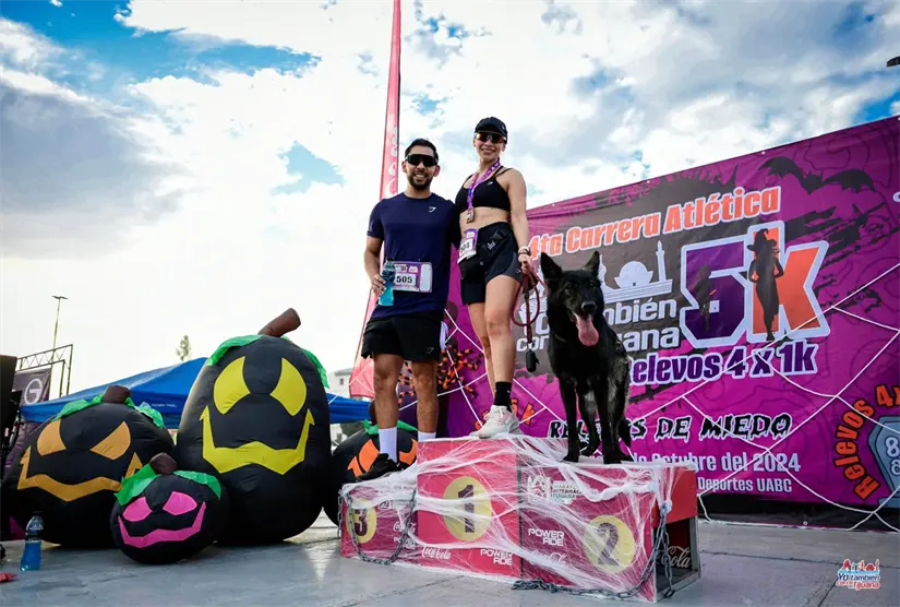 Todo listo para la carrera nocturna en Tijuana. Foto: Cortesía.