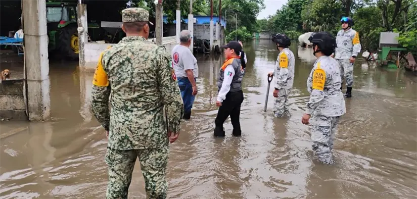 Continúan los trabajos de reparación en los estados afectados. Foto: Cortesía