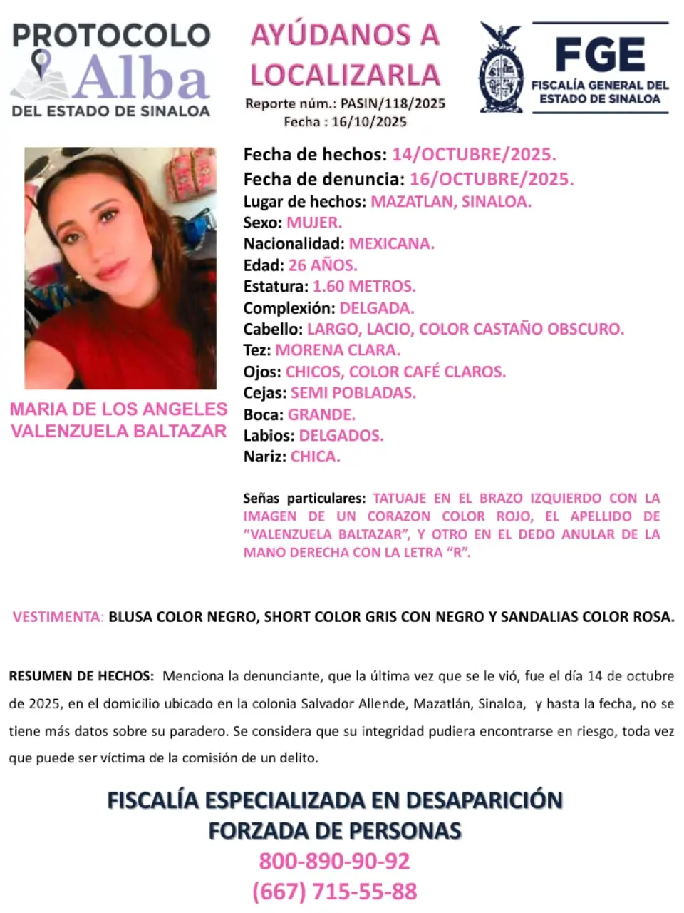 María de los Ángeles Valenzuela Baltazar