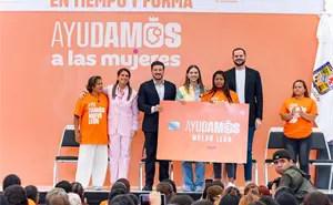Presentan el apoyo Ayudamos a las Mujeres en Nuevo León; recibirán $2 mil pesos las beneficiarias