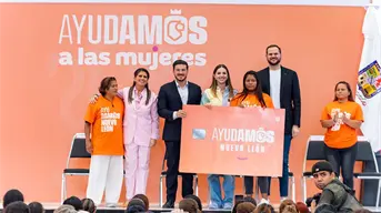 Presentan el apoyo Ayudamos a las Mujeres en Nuevo León; recibirán $2 mil pesos las beneficiarias