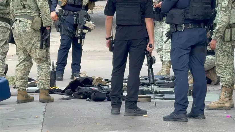 Lo que les aseguraron a los 4 detenidos en Culiacán. Foto: La Capital