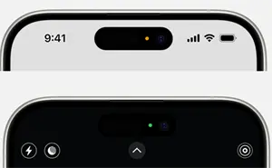 ¿Qué significa el punto naranja o verde que sale en la pantalla del iPhone?