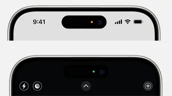 ¿Qué significa el punto naranja o verde que sale en la pantalla del iPhone?