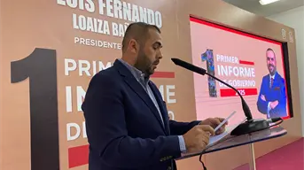 Rinde su primer informe de gobierno, el alcalde de San Ignacio, Luis Fernando Loaiza