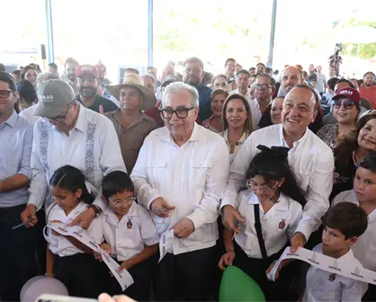 Entrega Rocha Moya 22 obras en Ahome; es una inversión de 42.8 millones de pesos