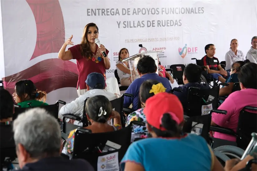 Mara Lezama se ha mantenido entre los 10 gobernadores mejor evaluados por 8 meses consecutivos. Foto: Cortesía