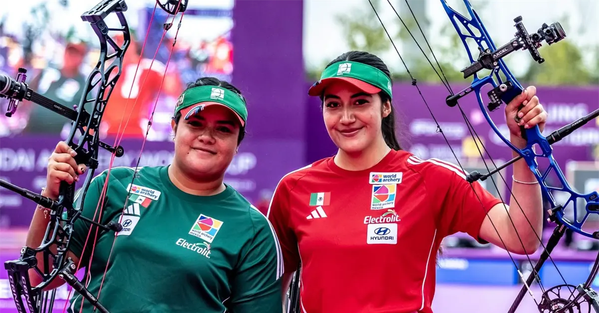Mariana Bernal y Maya Becerra firman histórico oro y plata en Copa del Mundo de Tiro con Arco