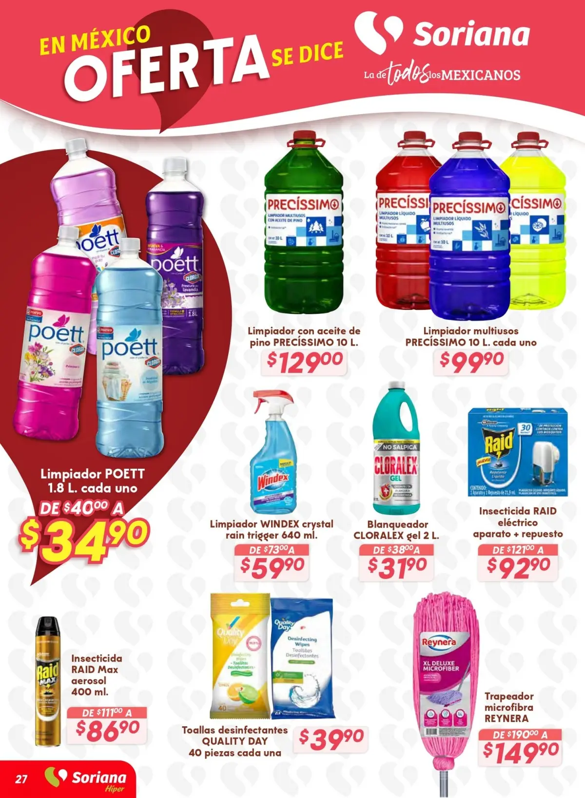 Ofertas en productos de limpieza en Preciazazaso. Imagen: Soriana
