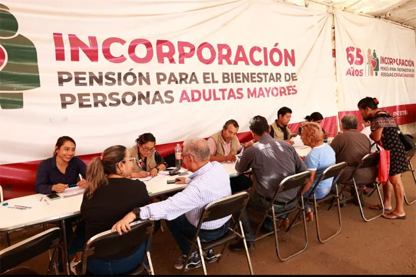 La Pensión Bienestar no estará otorgando aguinaldo a los beneficiarios. Foto: Cortesía