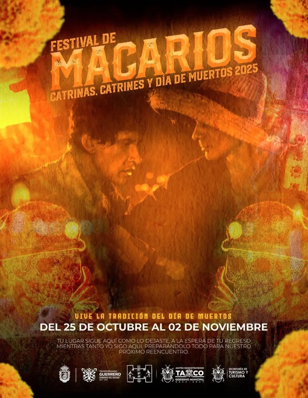 No te pierdas todas la actividades por el Día de Muertos en Taxco. Foto: Cortesía.