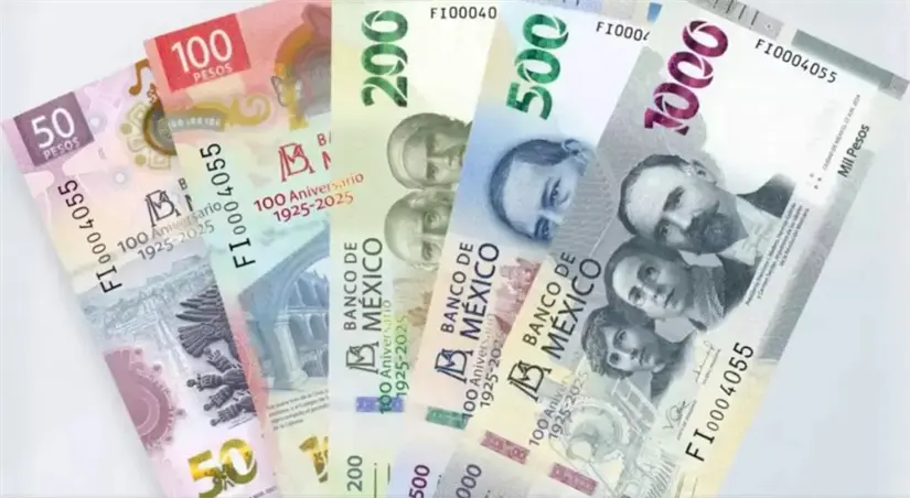 Banxico renovará la familia G de billetes. Foto: Banxico
