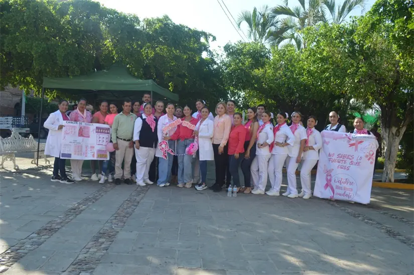 Conmemoran en San Ignacio el Día Mundial contra el Cáncer de Mama con caminata rosa